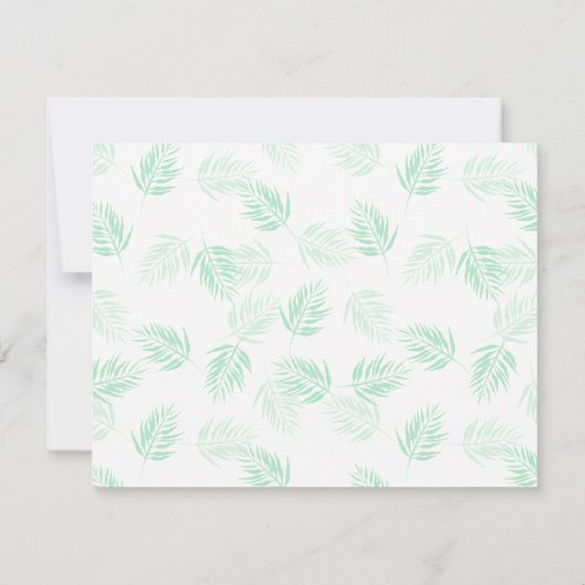 Witte Faux Gold Glitter Ananas Gepersonaliseerd Bedankkaart (Achterkant)