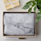 Witte faux-marmer met grijs patroon tissuepapier (Geschenk)