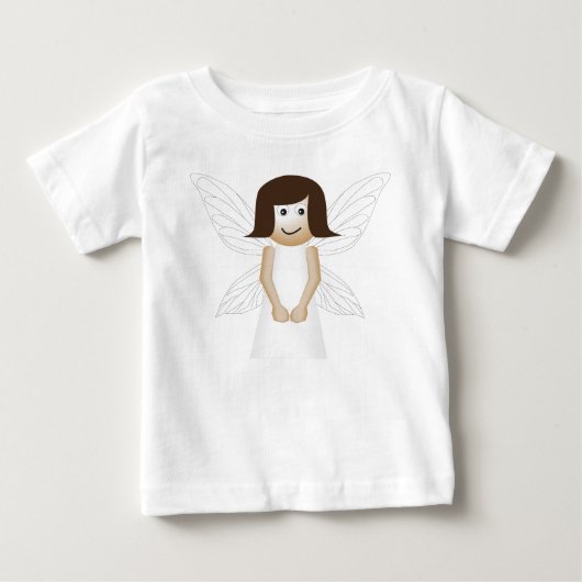 Witte fee in sprookje, herfst, Gelukkige Verjaarda (Voorkant)