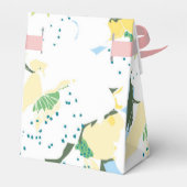 Witte fee in sprookje, herfst, Gelukkige Verjaarda Bedankdoosjes (Achterkant)