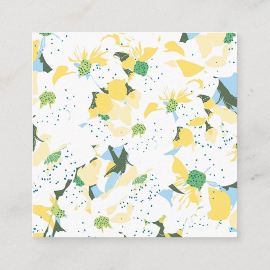 Witte fee in sprookje, vrijgezellenfeest, bloemen informatiekaartje (Achterkant)