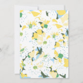 Witte fee in sprookje, vrijgezellenfeest, bloemen kaart (Achterkant)