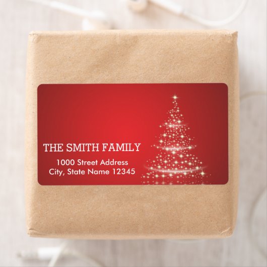 -witte feestdag rond kerstmis etiket (Insitu)