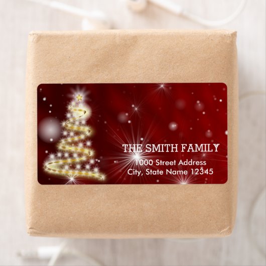 -witte feestdag rond kerstmis etiket (Insitu)