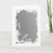 Witte Feestdagen! Feestdagen Kaart (Voorkant)