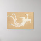 Witte Feniks Canvas Afdruk (Voorkant)