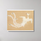 Witte Feniks Canvas Afdruk (Voorkant)