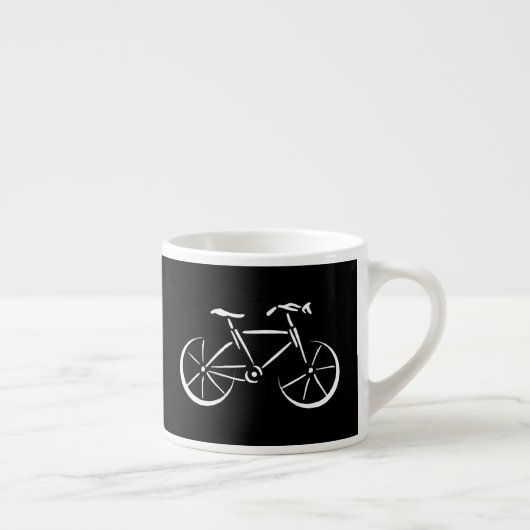 Witte Fiets Espresso Kop (Rechts)