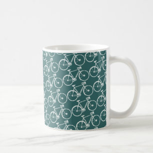 witte fiets koffiemok