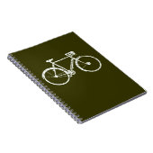 witte fiets notitieboek (Rechterzijde)
