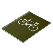 witte fiets notitieboek (Linkerzijde)