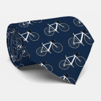 Witte fiets op marineblauw