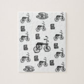  witte fiets puzzel (Verticaal)