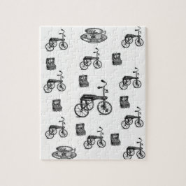  witte fiets puzzel