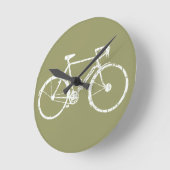 witte fiets ronde klok (Hoek)