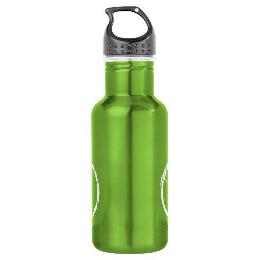 witte fiets waterfles  (Achterkant)