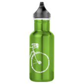 witte fiets waterfles  (Rechts)