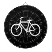 Witte fietsroute dartbord (Voorkant)