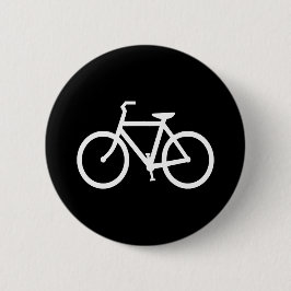 Witte Fietsroute Ronde Button 5,7 Cm