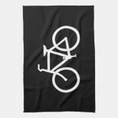 Witte fietsroute theedoek (Verticaal)