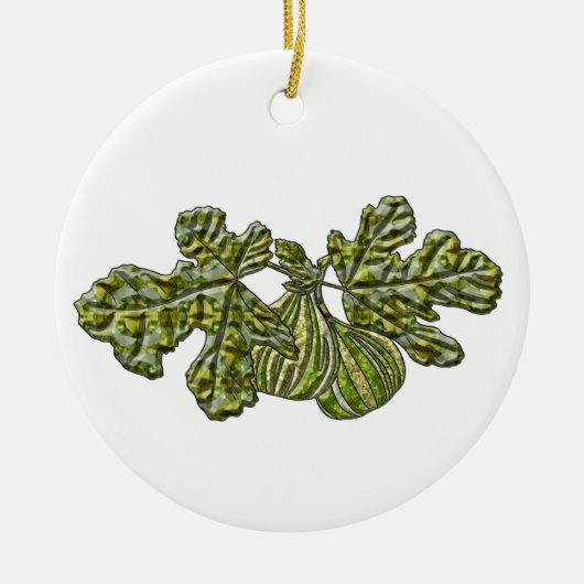 Witte figuren keramisch ornament (Voorkant)