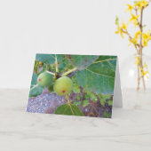 Witte figuren op boomkaart kaart (Gele Bloem)