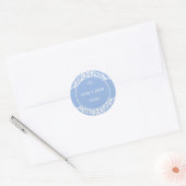 Witte filigraan joodse ster bruiloft Sticker (Envelop)