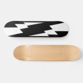 Witte Flash-bliksembolt Persoonlijk Skateboard (Horizontaal)