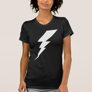 Witte Flash-bliksembolt T-shirt