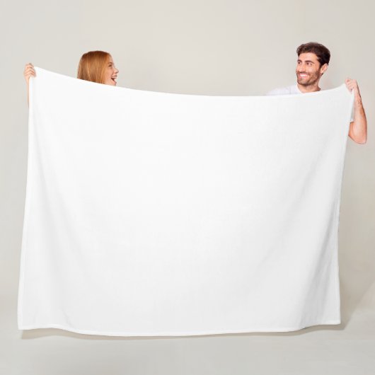 Witte fleece deken (In situ)