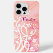Witte flessen boven Roze en Perzikspieren Case-Mate iPhone Case (Achterkant)