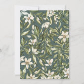 Witte flora en bladblaasbloesem, christendemocten (Achterkant)