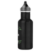 Witte floraal waterfles  (Rechts)