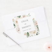 Witte Floral Eucalyptus Wedding Envelope zegels (Envelop)