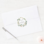 Witte Floral Eucalyptus Wedding Envelope zegels (Envelop)