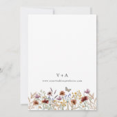 Witte Foto Boho Save The Date (Achterkant)