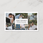 Witte Fotocollage Professionele Fotograaf Visitekaartje (Voorkant)