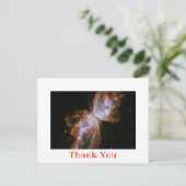 Witte fotokader Bedankt Briefkaart (Staand voorkant)