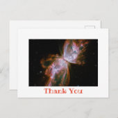 Witte fotokader Bedankt Briefkaart (Voorkant / Achterkant)