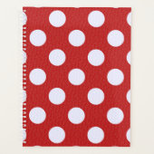 Witte fractals polka stippen Rood fractals achterg Planner (Voorkant)