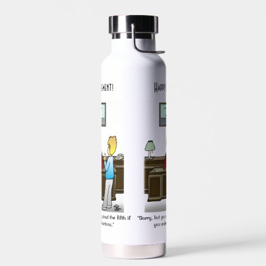 Witte fracties waterfles (Links)