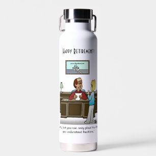 Witte fracties waterfles