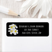 Witte Frangipani Bloemen, Tropisch, Bruiloft Bloem Etiket (Insitu)