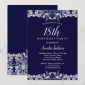 -witte-frankzeemacht 18e verjaardag kaart (Voorkant / Achterkant)