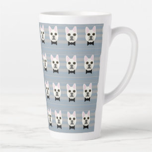 Witte Franse Bulldog, Strepen Latte Mok