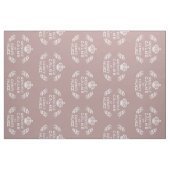 witte Franse script kalm houden en doorgaan Stof (Yard (91,4 cm))