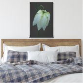 Witte Fritillary Flower Canvas Afdruk (Insitu (Slaapkamer))