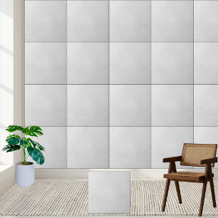 Witte Frosted Floral Botanische Patroon Tegeltje