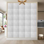 Witte Frosted Floral Botanische Patroon Tegeltje