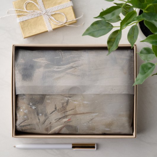 Witte Gans en Goslings Schilderij Decoupage Tissuepapier (Geschenk)